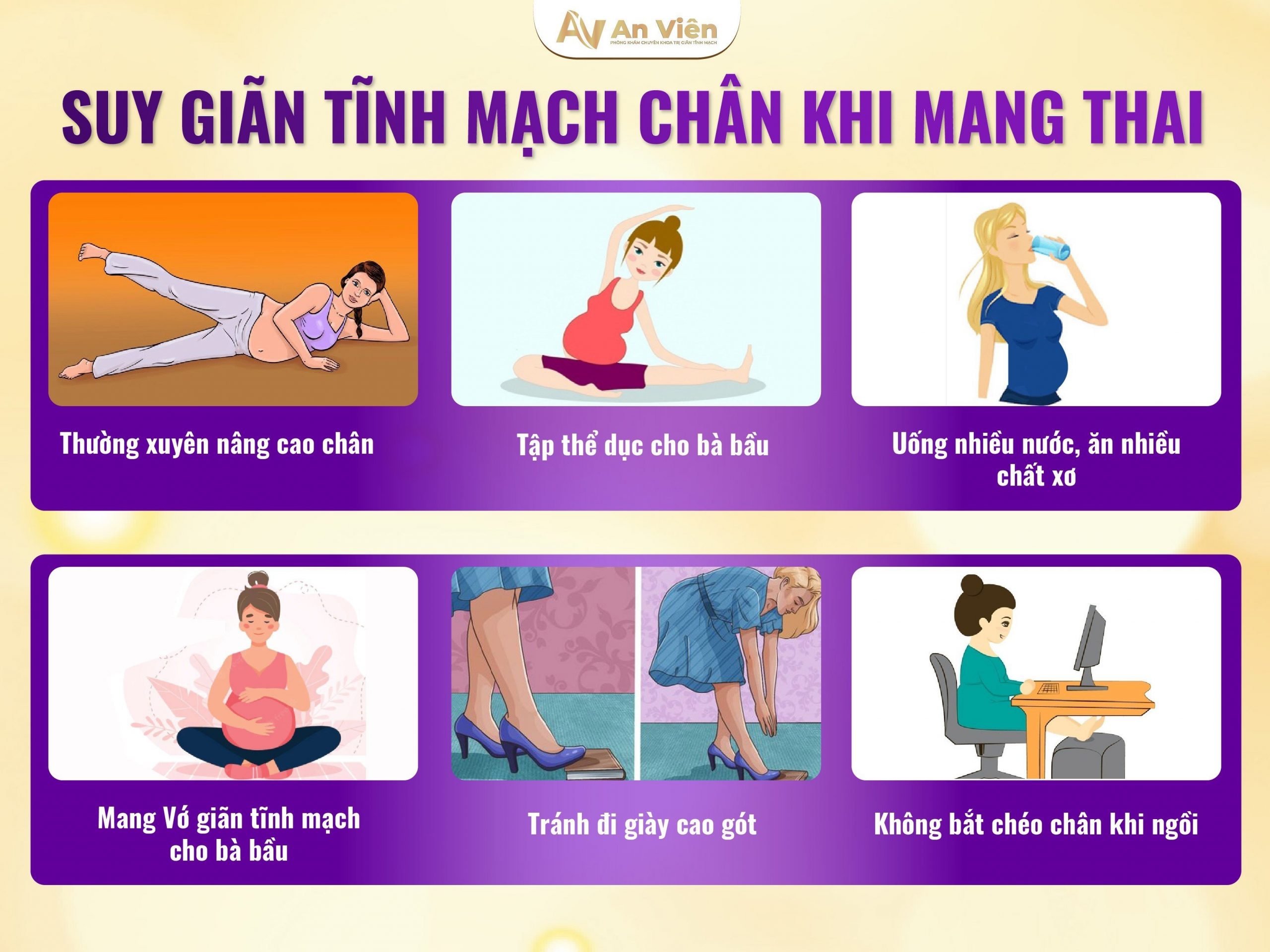 Mẹo chữa suy giãn tĩnh mạch chân khi mang thai tại nhà