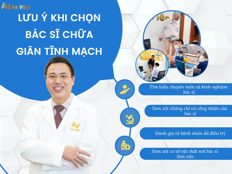 bác sĩ chữa giãn tĩnh mạch