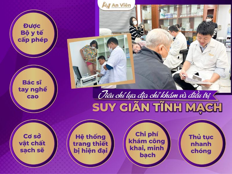 bệnh giãn tĩnh mạch khám ở đâu