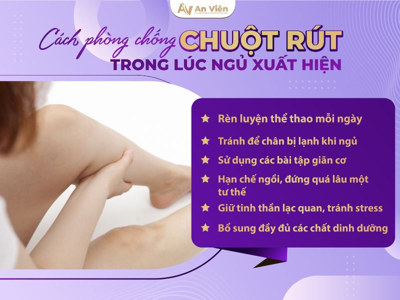 bị chuột rút khi ngủ