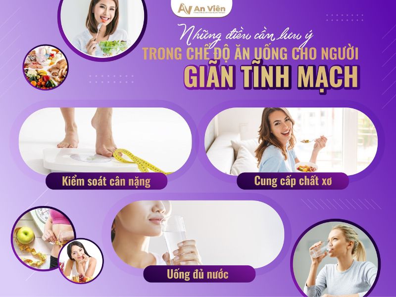 suy giãn tĩnh mạch nên kiêng ăn gì