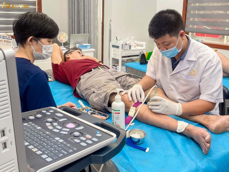 điều trị tại An Viên chuyên khoa trị giãn tĩnh mạch