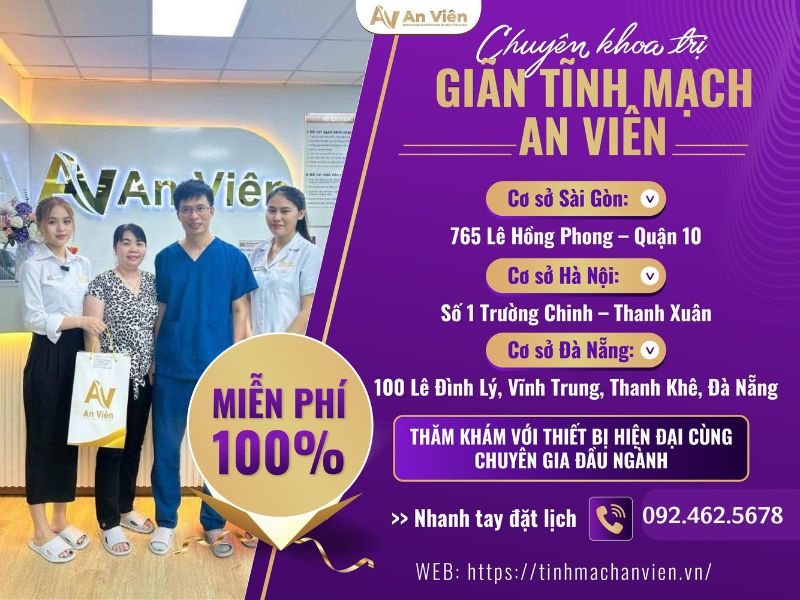 bàn chân nổi gân tím