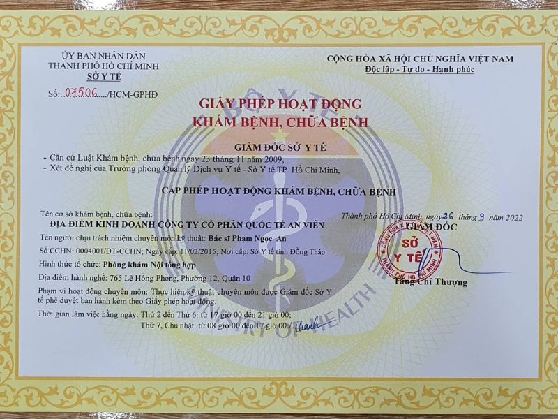 Phòng khám tĩnh mạch An Viên