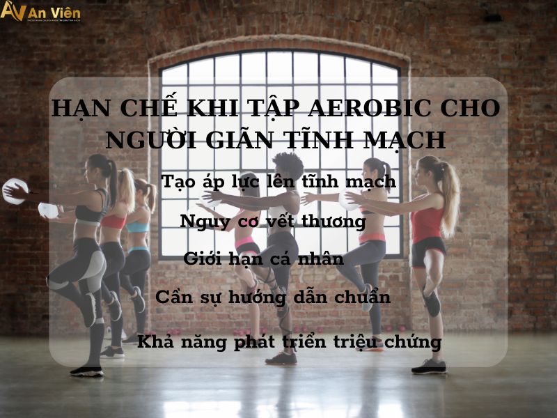 bị giãn tĩnh mạch có được tập aerobic không