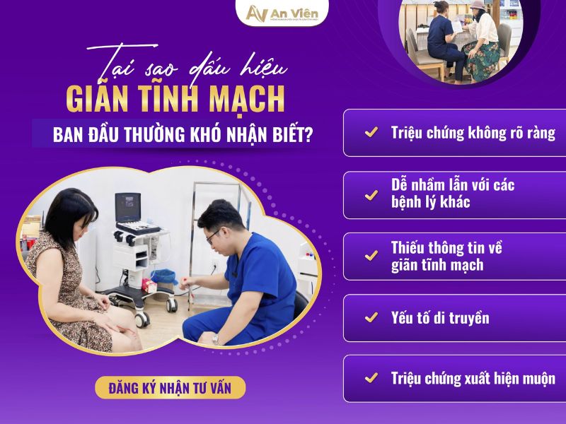 dấu hiệu chân bị giãn tĩnh mạch