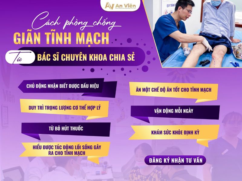 cách phòng chống giãn tĩnh mạch