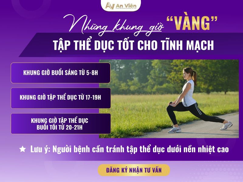 cách tập thể dục giãn tĩnh mạch
