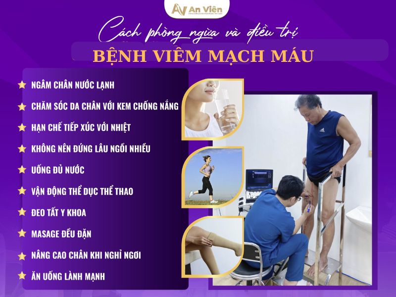 viêm mạch máu ở chân