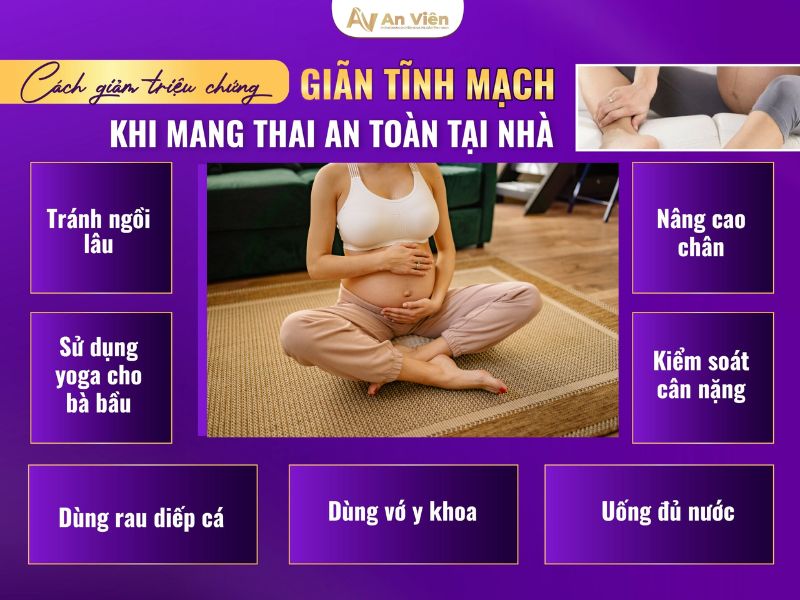 bà bầu bị giãn tĩnh mạch ở chân
