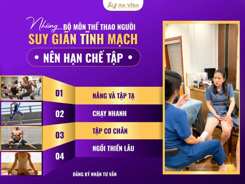 bài tập cho người suy giãn tĩnh mạch chi dưới