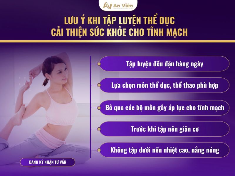 bài tập cho người suy giãn tĩnh mạch chi dưới