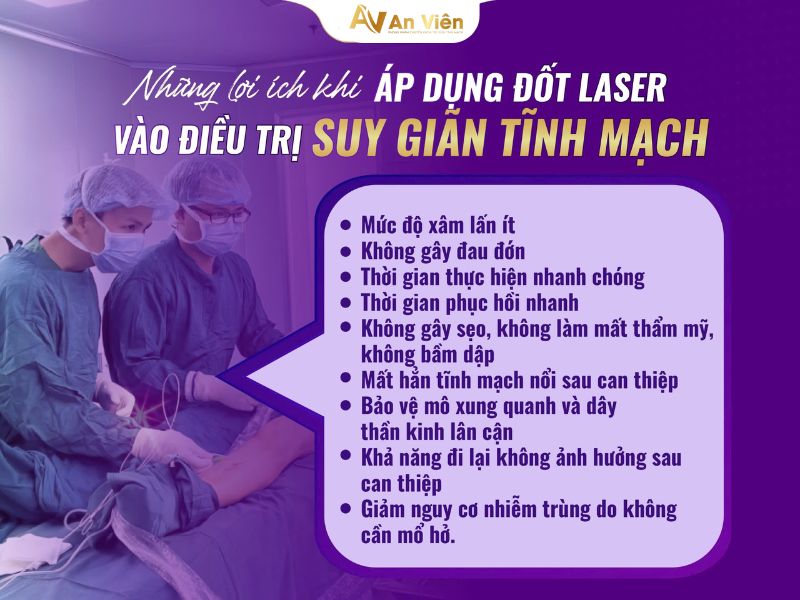 đốt laser suy tĩnh mạch chân