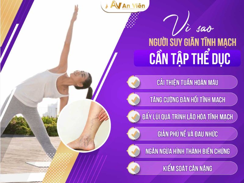 giãn tĩnh mạch có nên đi bộ không