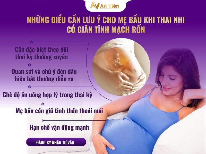 giãn tĩnh mạch rốn thai nhi có nguy hiểm không