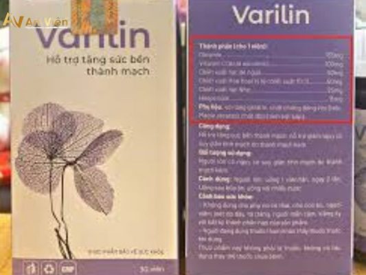 Varilin giãn tĩnh mạch